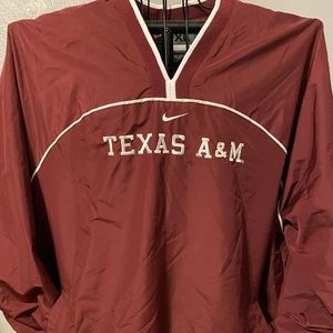 Texas A&M Aggies Vintage Nike Center Swoosh Pullover Windbreaker